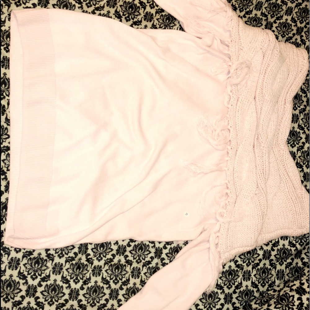 Off the Shoulder Knitted Top